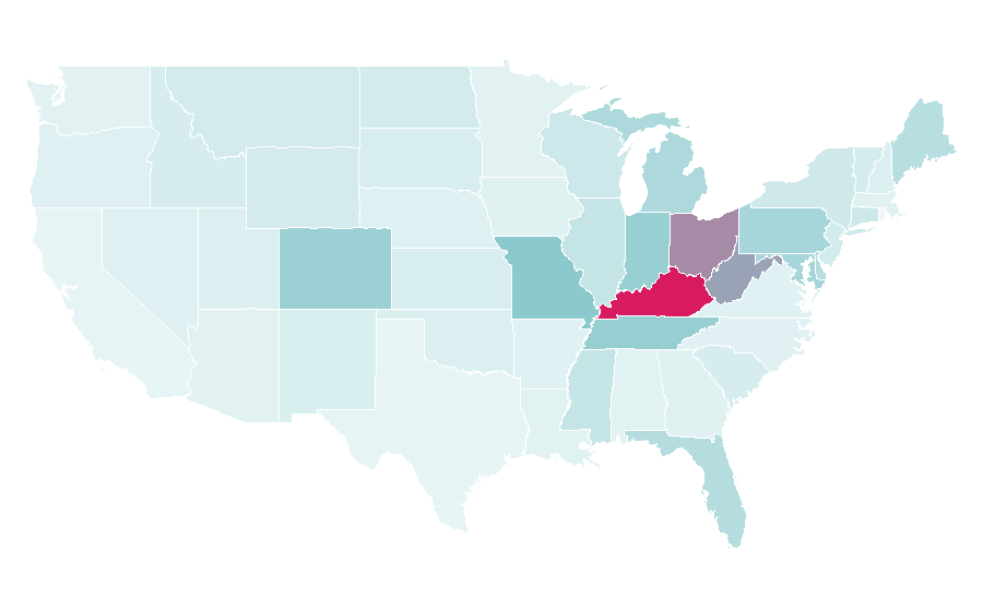 Affinity by region — Save-A-Lot, United States