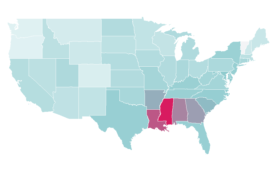 Affinity by region — SHEIN, United States