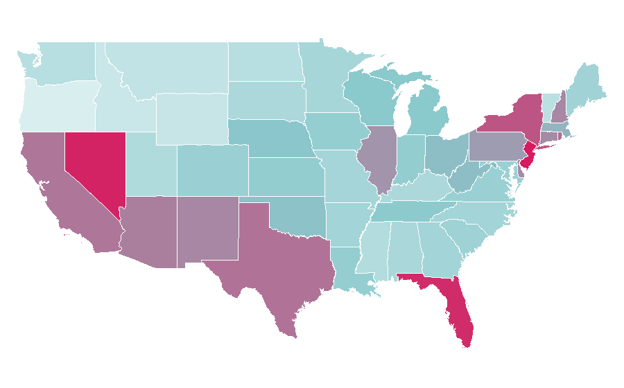 Affinity by region — Skechers, United States