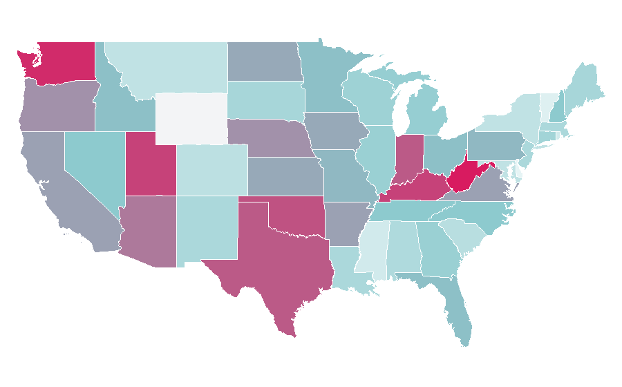 Affinity by region — Skibidi Toilet, United States