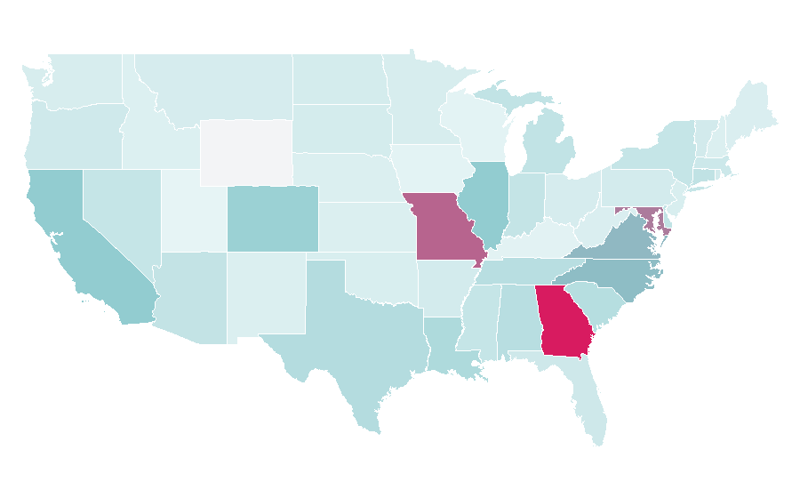 Affinity by region — Smino, United States