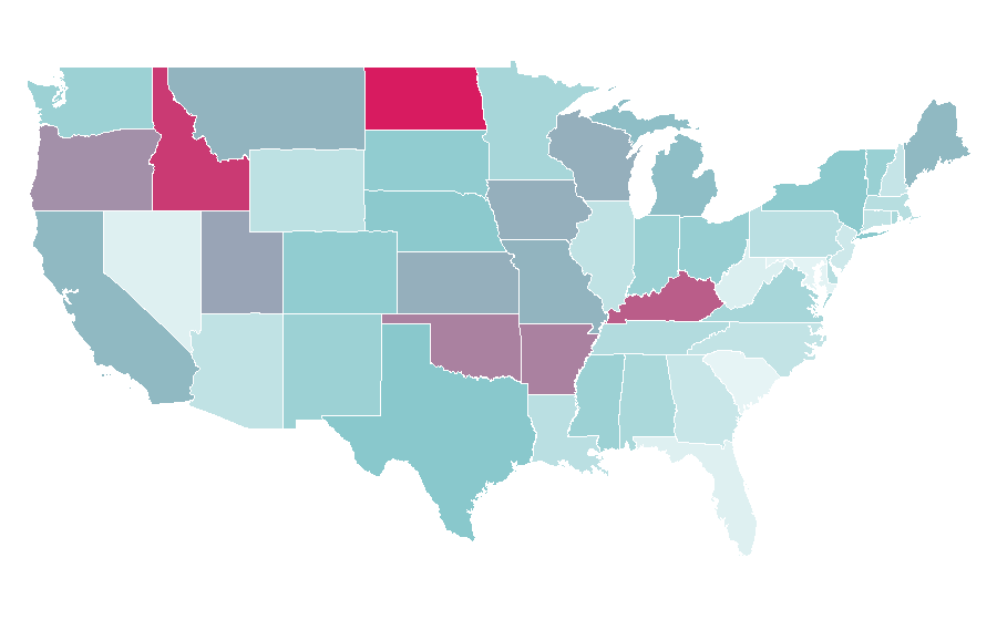 Affinity by region — Spotify, United States