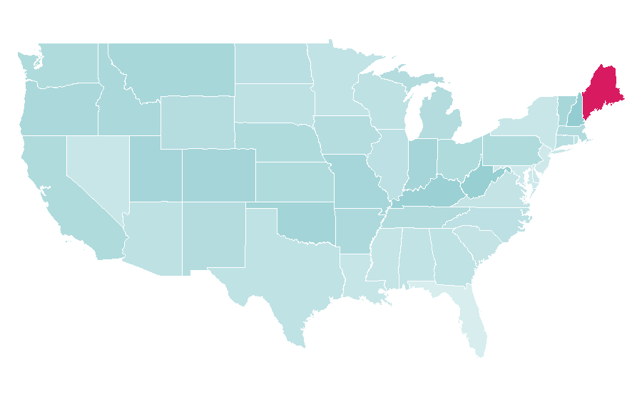 Affinity by region — Stephen King Books, United States