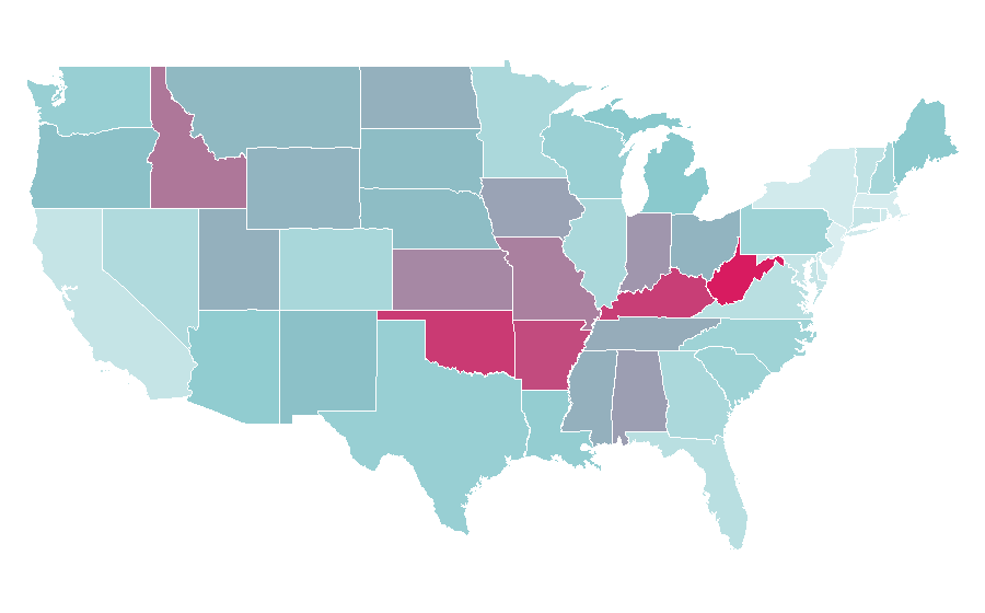 Affinity by region — Supernatural, United States