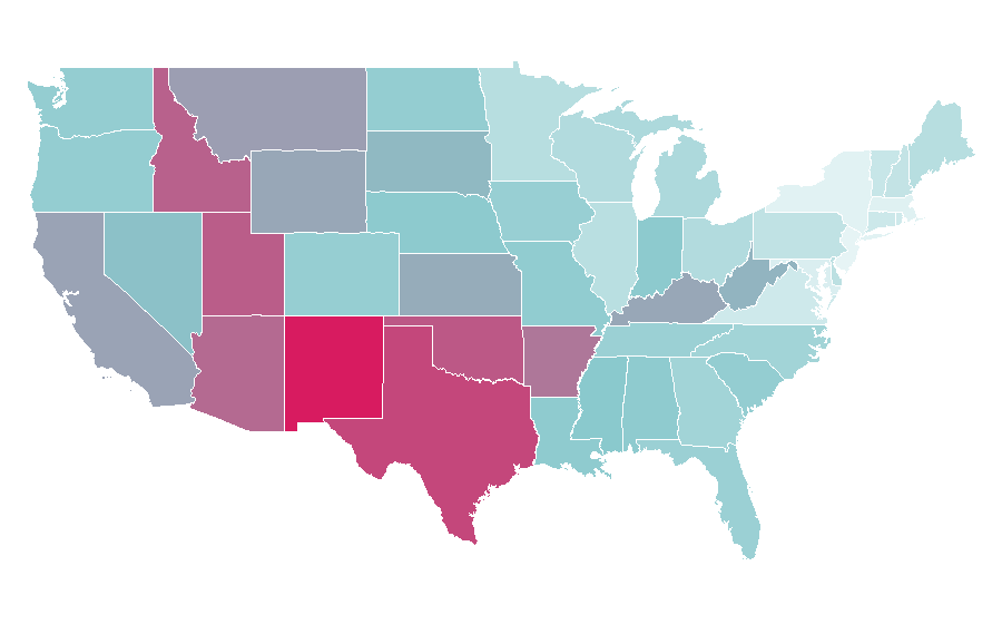 Affinity by region — The Croods, United States