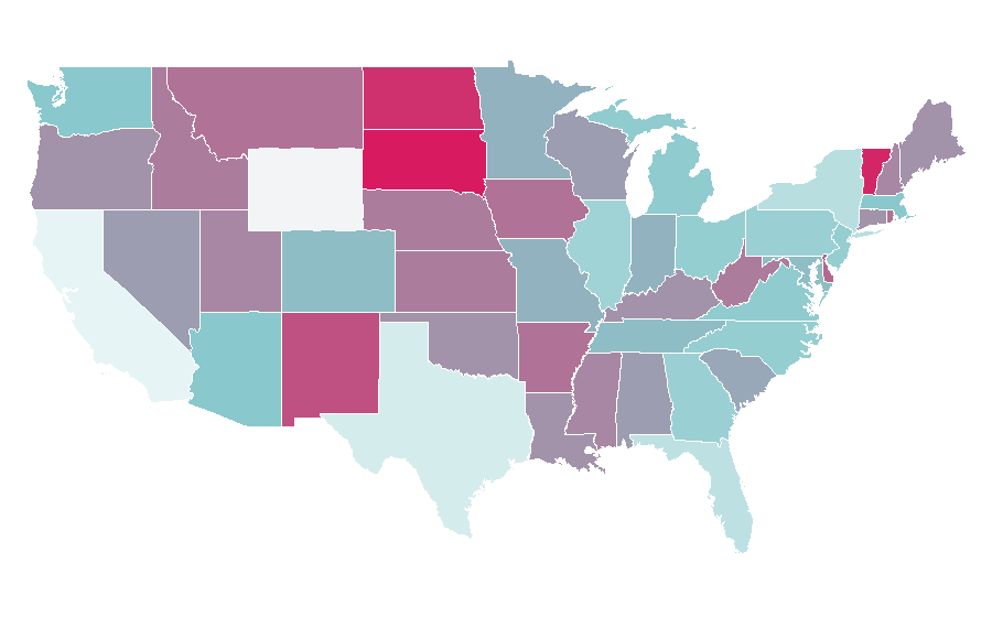 Affinity by region — The Dark Knight (film), United States