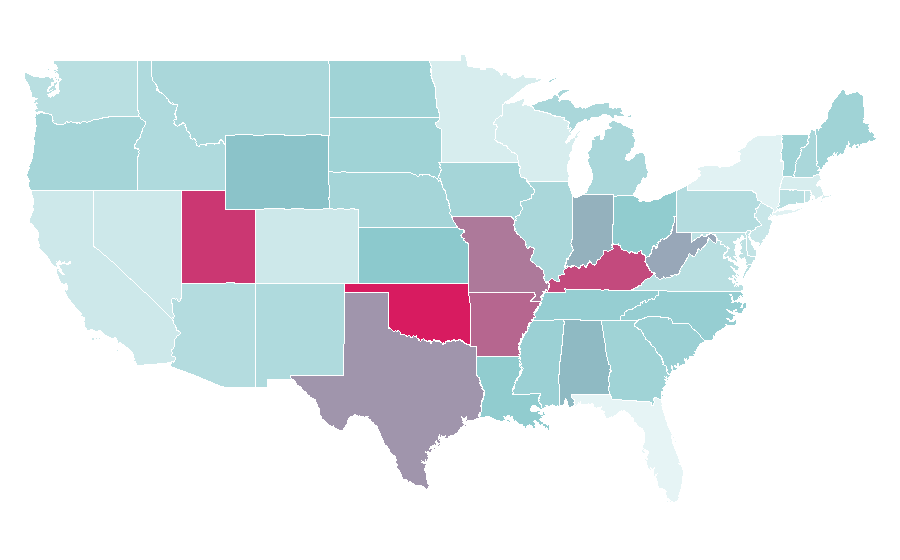 Affinity by region — The Flash, United States