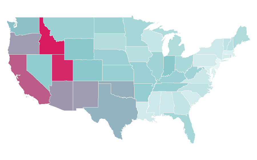 Affinity by region — The Mummy (1999 film), United States