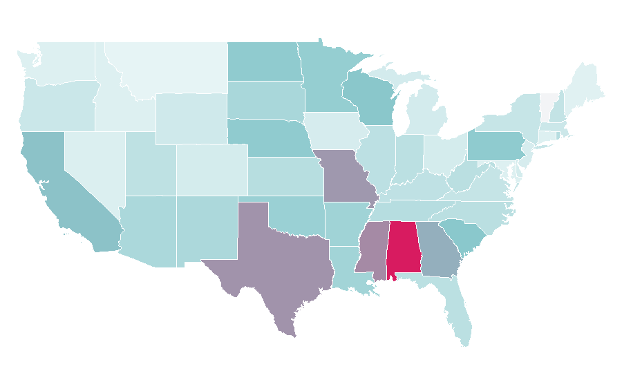 Affinity by region — Underdog (film), United States