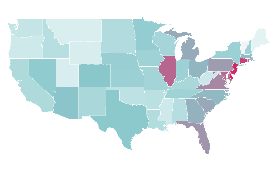 Affinity by region — White House Black Market, United States