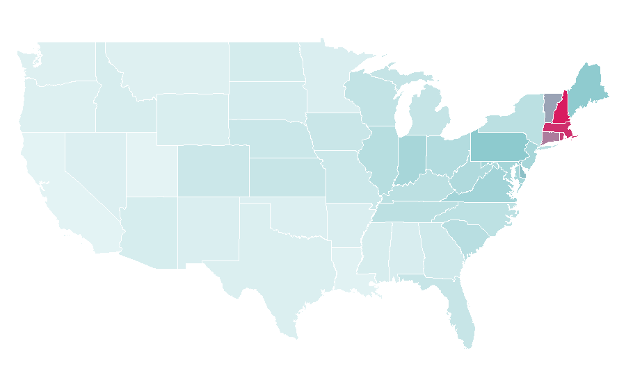 Affinity by region — Yankee Candle, United States