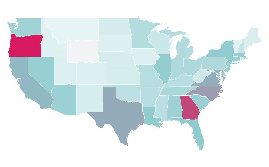Affinity by region — Yeat, United States